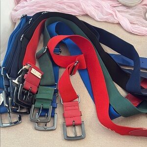 Nike Men's Belt Collection - Red, Blue, Green, Black